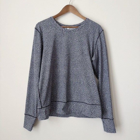 Lululemon Rush Hour Top 12 Long Sleeve Spray Jacquard White Black - Picture 1 of 10